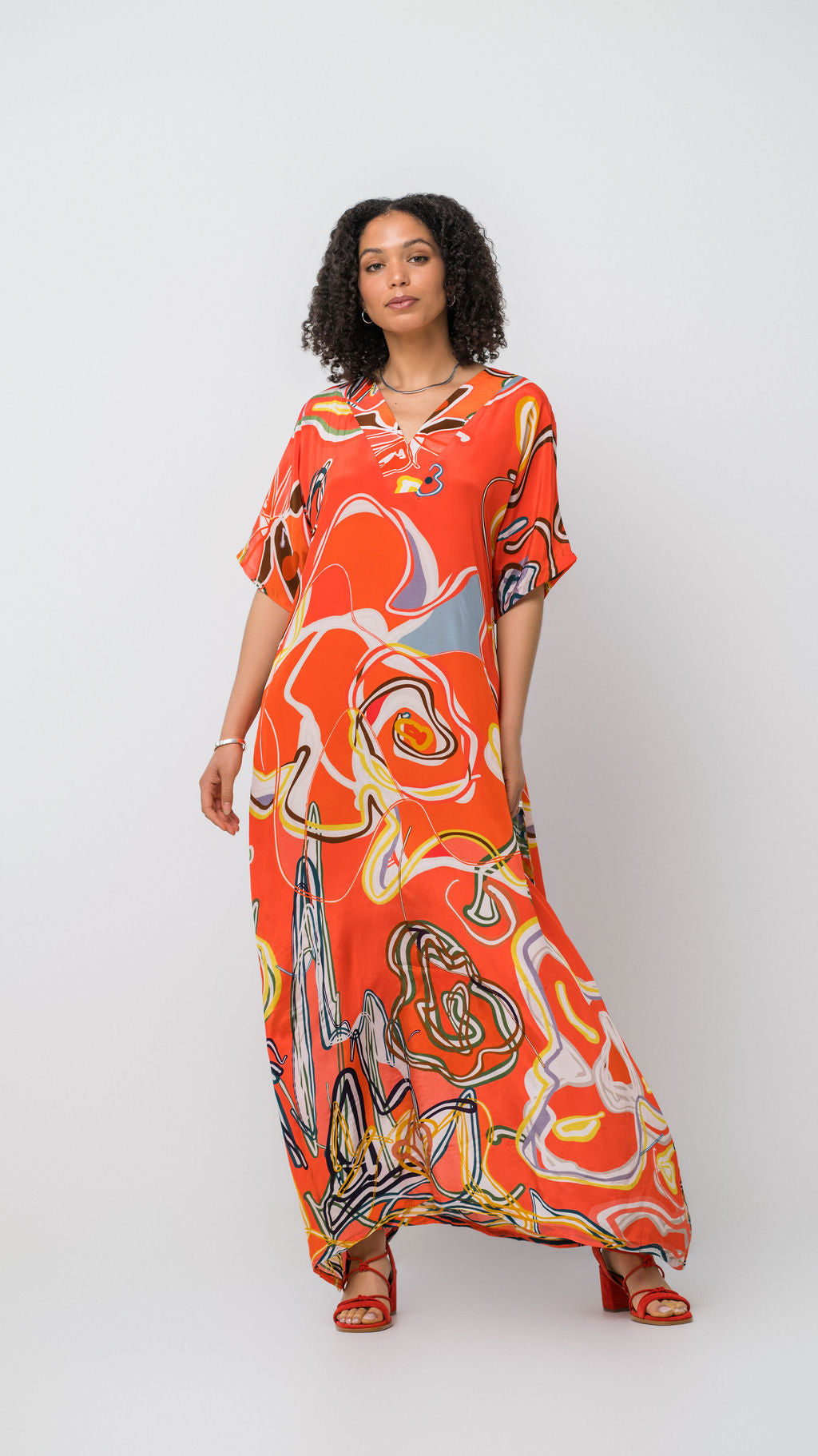 Claire Sower - Luxury Bespoke Fashion - Kaftan Dress