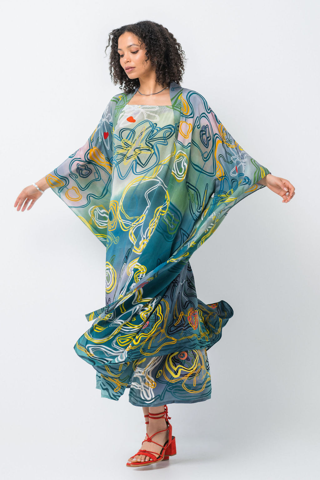 Claire Sower - Luxury Bespoke Fashion - Contessa Kimono