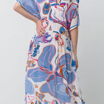 Claire Sower - Bespoke Luxury Fashion - Louisa Maxi Dress Wild Orchid