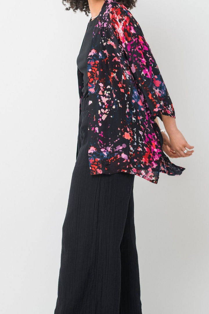 Claire Sower - Unique Luxury Fashion - Lisa Short Kimono