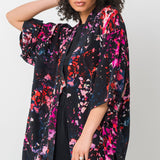 Claire Sower - Unique Luxury Fashion - Lisa Short Kimono