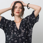 Claire Sower - Bespoke Luxury Fashion - Liz Kaftan Rose Garden